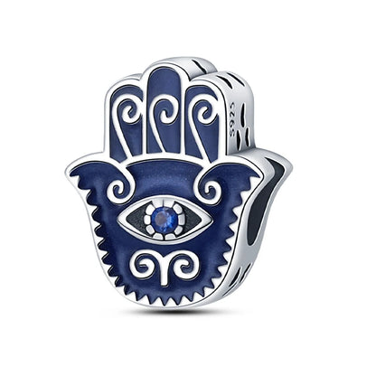 Heiße Verkäufe 925 Sterling Silber Charms Perlen Teufel Auge Fatimas Hand Kreuz Perlen Fit Original Armband Frauen DIY schmuck Geschenke