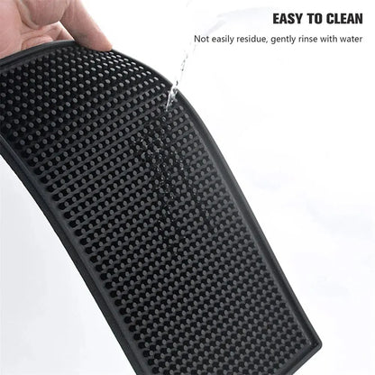 Gummi Bar Matte Anti-slip PVC Cafe Bar Matten Hause Tasse Matte Wasserdicht Hitzebeständige Langlebig Küche Ablauf Matte Geschirr trocknen Matten