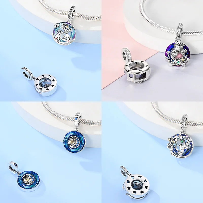 Echt Silber S925 Perlen Für Immer Freund Liebe Stern Charms Fit Original Armband DIY Perle für Frauen Schmuck Feine Geschenk Original