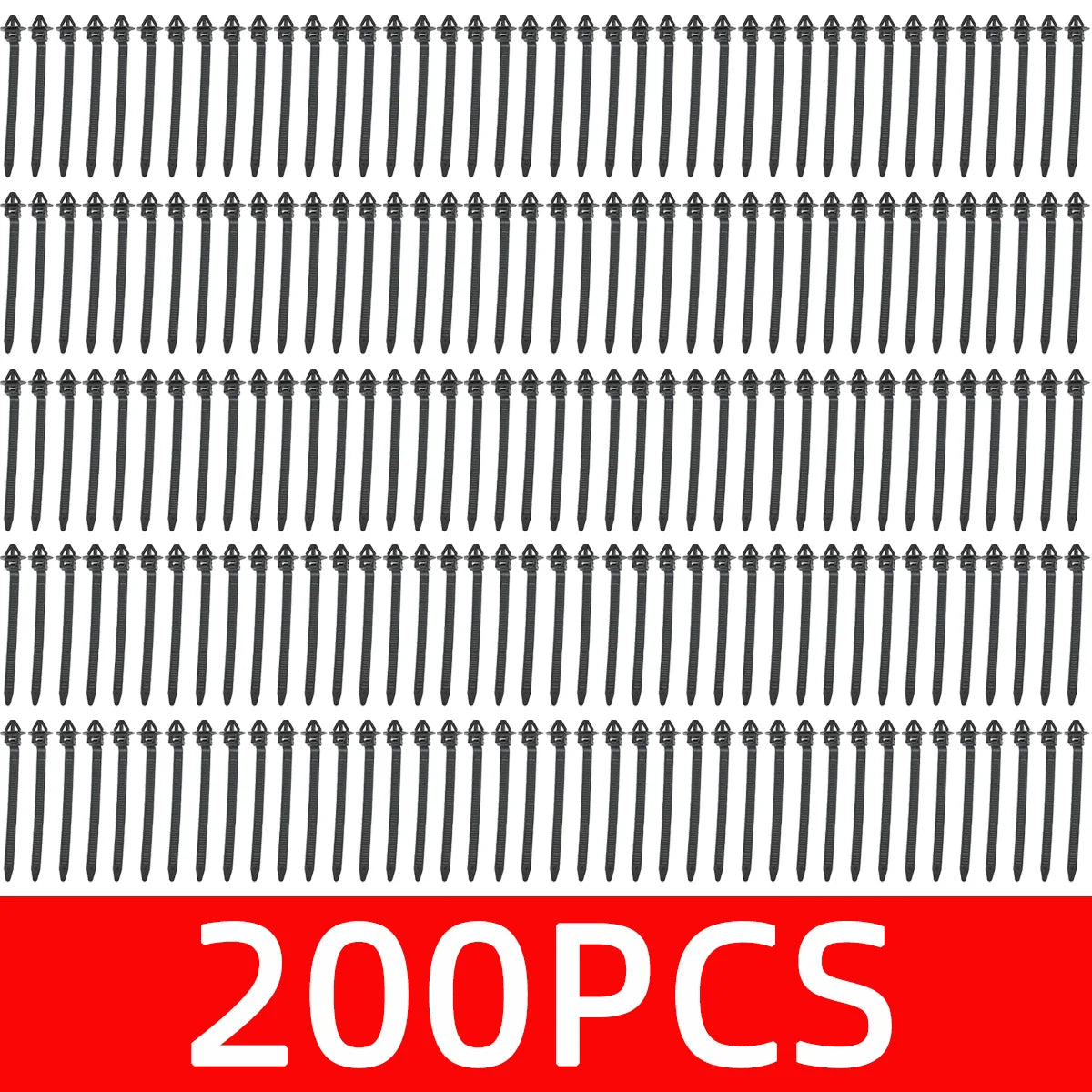 PINMOAP Kabelbinder für Kfz-Druckkabelbinder, schwarze Nylon-Kabelbinder, selbstsichernde Mehrzweck-Kabelbinder zum Bündeln von Innenrädern