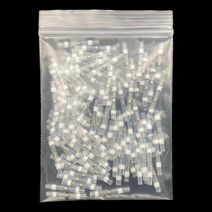 50/100/200PCS Schrumpf Anschlüsse Hülse Rohr Terminals Elektrische Butt Splice Draht Stecker Splice Solder Isolierte kabel