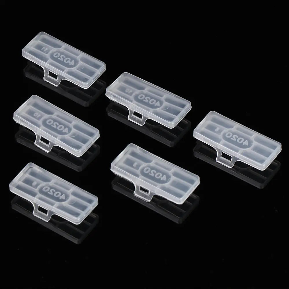 50PCS Display Identifikation Box Kabelbinder Marker Tag Wasserdichte Transparente Kabel Zeichen Karten Label