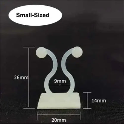 10/30/50Pcs-Home Garten Pflanze Klettern Wand Halterung Clips Rattan Reben Fixer Selbst-Kleber anlage Klettern Wand Feste Schnalle Haken