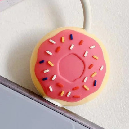 1pc Nette Cartoon Kabel Protector Draht Organizer Wickler Saver Für USB Ladekabel Daten Linie Kopfhörer Kabel Schutz Abdeckung