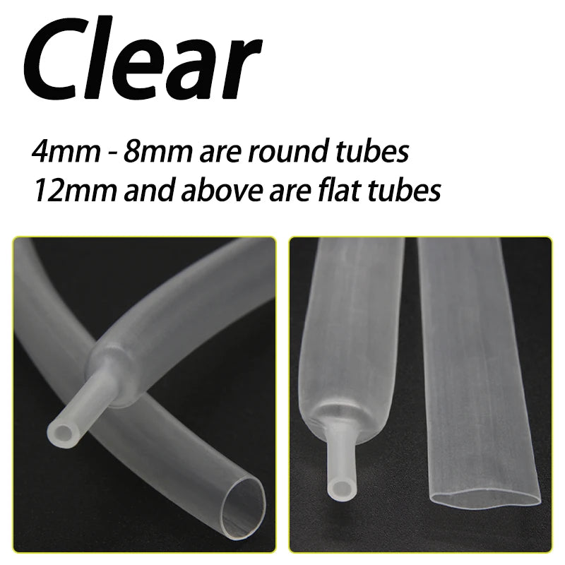 Wärmeschrumpfschlauch mit Kleber im Verhältnis 4:1, Durchmesser 4 mm – 52 mm, doppelwandige, mit Klebstoff ausgekleidete Polyolefin-Ummantelung für die Reparatur von Draht- und Kabelummantelungen