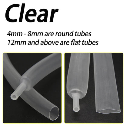 Wärmeschrumpfschlauch mit Kleber im Verhältnis 4:1, Durchmesser 4 mm – 52 mm, doppelwandige, mit Klebstoff ausgekleidete Polyolefin-Ummantelung für die Reparatur von Draht- und Kabelummantelungen