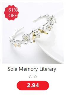 Sole Memory Vintage süße Chrysantheme 925er Sterlingsilber, größenverstellbare Öffnungsarmband für Frauen, Luxus-Schmuck, Geschenk BR344