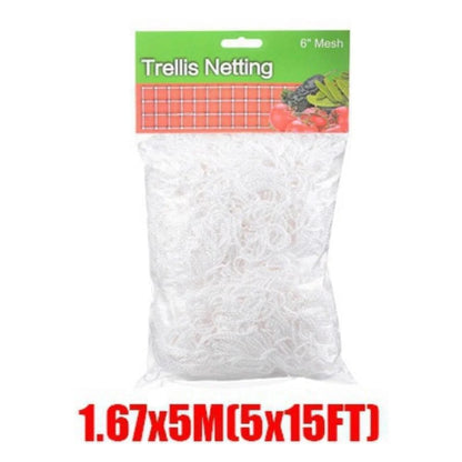 Kletternetz für Gartenbaupflanzen, gewebtes Netz aus Polyester, geeignet für andere Kletterpflanzen wie Tomaten, Bohnen, Trauben usw