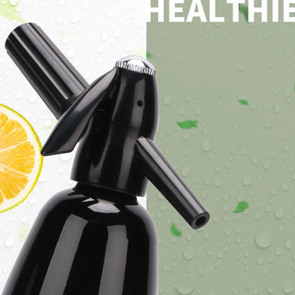 Sprudelwasserbereiter, 1 l, Soda-Siphon, CO2-Spender, WASSER-Blasengenerator, Cocktail-Blasengetränke, Druckregler, Barkeeper-Maschine