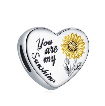 Bezaubernde herzförmige Perlen aus 925er-Sterlingsilber, Familie, Liebe, Tier, Fußabdruck, Charm-Armband, Halskette, passend für Frauen, DIY-Urlaubsgeschenke