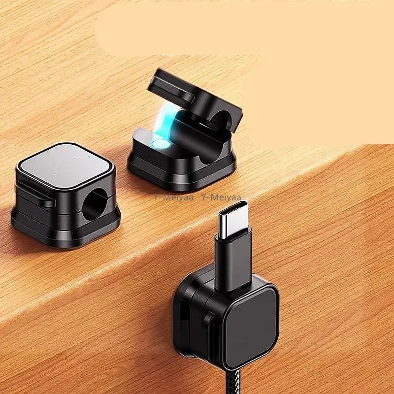 1/5/10/20PCS Magnetische Kabel Clip Kabel Halter Klebstoff Draht Keeper Kabel Kabel Organizer für Home Office Unter Schreibtisch Management