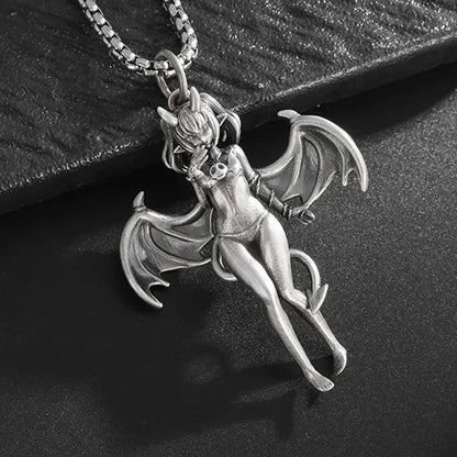 Vintage Gothic Totenkopf Jesus Kreuz Anhänger Halskette Katholischer Schmuck für Männer Punk Religiöse Amulett Halskette