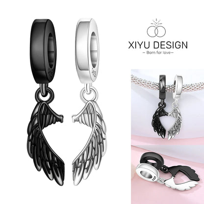 925 Sterling Silber Original Charms Perle CZ Zirkon Liebe Mama Rosa Herz Anhänger Passend für Armband DIY Damen Schmuck Geschenk für Freundin