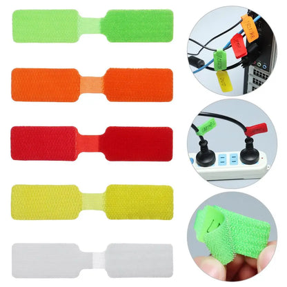 Nylon-Kabel kabel etiketten Riemen bunte beschreibbare Drahte ti ketten für elektrische Kabel organisieren die Kabel identifikation