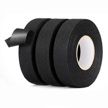 Elektrisches Isolierband, hitzebeständiges Kabelbaumband, 19 mm, Kabelbaum für Autos, Kabelbaum, Schutz, wasserdichtes Klebeband, Klettband