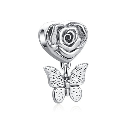 2025 Neu in Original 925 Sterling Silber Bunte Exquisite Schmetterling Serie Charm Fit Armband Halskette DIY Frauen Schmuck Geschenk