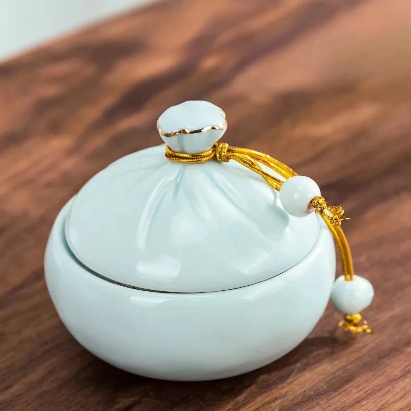 Ceramic Pet Urns Cremation Hamster Personalized Ashes Container Cat Dog Funeral Burial Coffin Relics Deceased Pet Souvenir