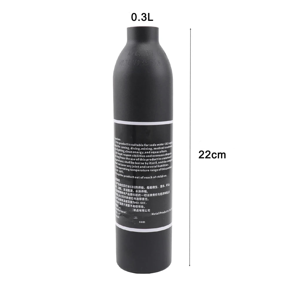 4500Psi Aluminium CO2 Zylinder Aquarium Lufttank M18x1,5 Gewinde Hochdruck 300bar Zylinder Sauerstoff Gas Flasche Fülltank