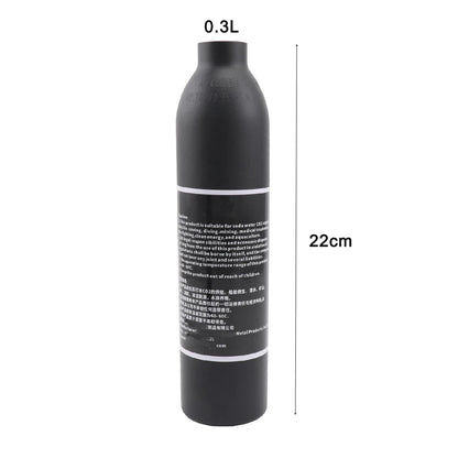 4500Psi Aluminium CO2 Zylinder Aquarium Lufttank M18x1,5 Gewinde Hochdruck 300bar Zylinder Sauerstoff Gas Flasche Fülltank