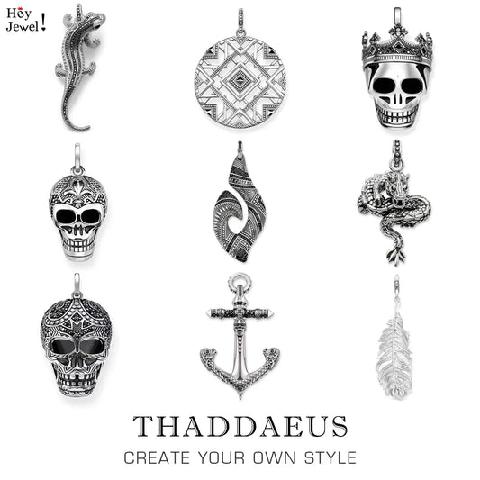 Anhänger Haken Maori Afrika Ornament Schädel Drachen Feder Eidechse Anker Ethnische Schmuck Europa Bijoux Geschenk Für Frau & Männer