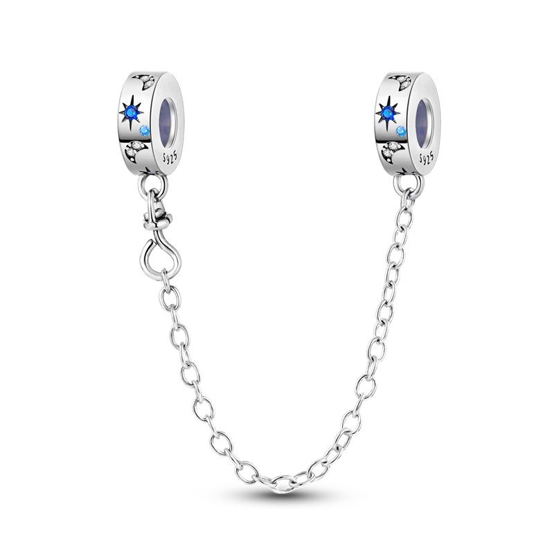Silberverschluss, 925er-Sterlingsilber, CZ-Pflaster-Clip-Charms, Gänseblümchen-Perlen, Stopper, Sicherheitskette, passend für Original-Armreif, Schmuck-Clip