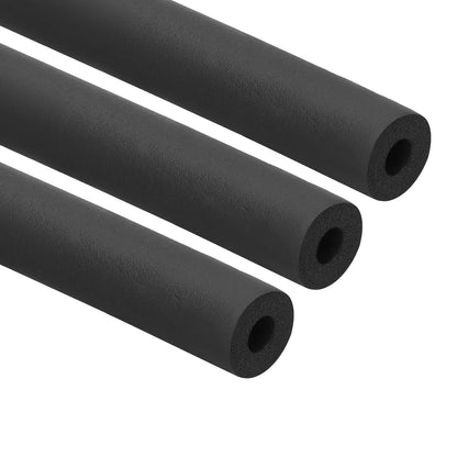 Uxcell 1/2/3 Stück 1,8 m/2 m Rohrisolierung Schaumstoffrohr Rohrabdeckung Wrap Roll Bar Polsterschlauch für Griffgriff HVAC Klimaanlage