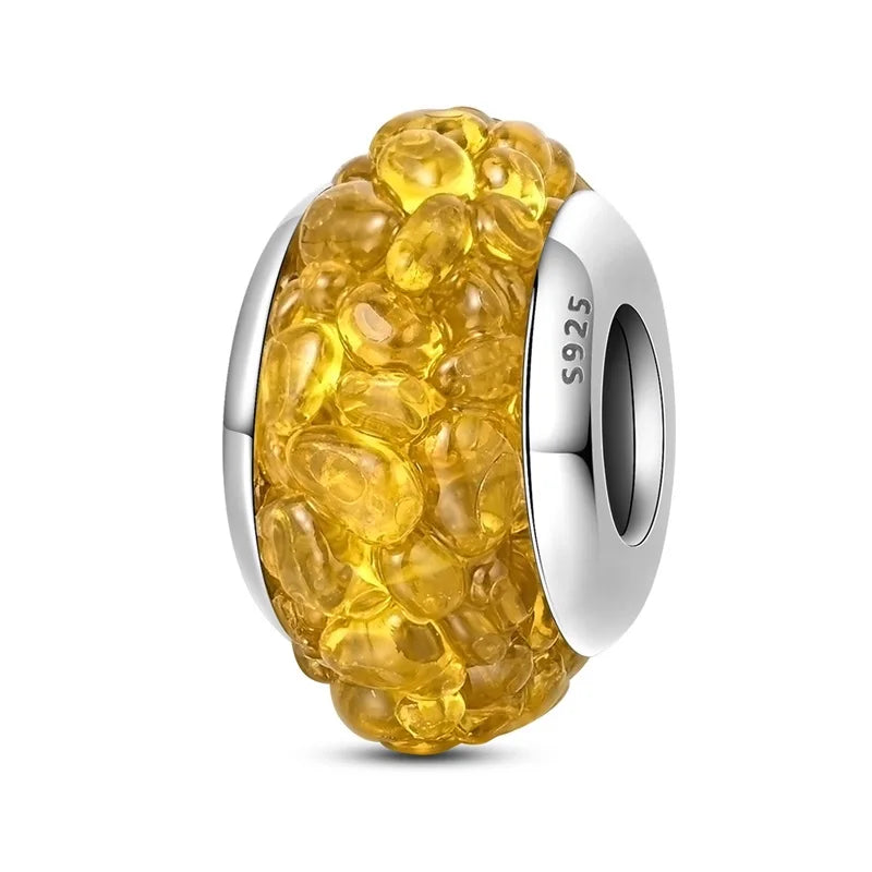 Heißer Verkauf 925er Sterlingsilber Löwenperlen & Chamäleon Baumeln Charm Fit Schlangenarmband Boutique Halskette Goldener Anhänger Geschenk