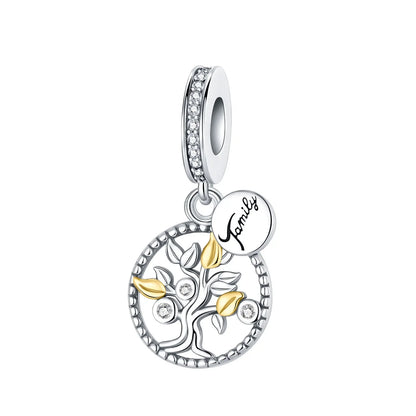 925 Sterling Silber Roségold Baum des Lebens Schmetterling Serie Charm Fit 4mm Blende Armband Charm Bead Halskette Diy Frauen Schmuck
