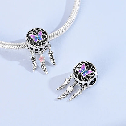 925 Silber Charms Perlen Goldenes Kreuz Krone Wal Kuckuck Uhr Anhänger Fit Original Armband Halskette Frauen Schmuck DIY Geschenke