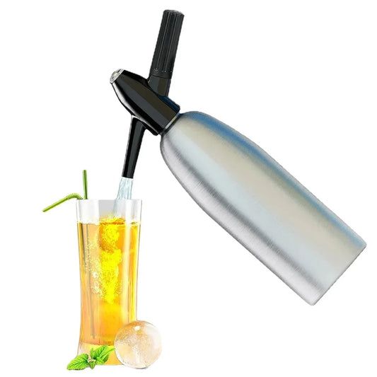 Profession elle Sodawasser Siphon 1l Aluminium CO2 Sparkle Soda Maker Bar Werkzeuge
