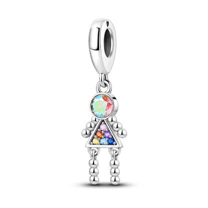 925er Silber vergoldete baumelnde Charms-Perlen für Original-Armbänder, DIY-Modeschmuckherstellung