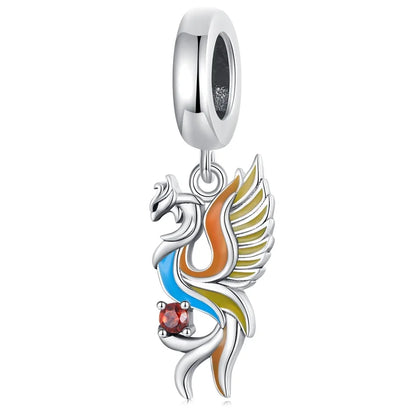 WOSTU 925 Sterling Silber Tier Cat Charm Anhänger Herz Familie Marienkäfer Bee Perlen Fit Original Armband DIY Schmuck Für Frauen