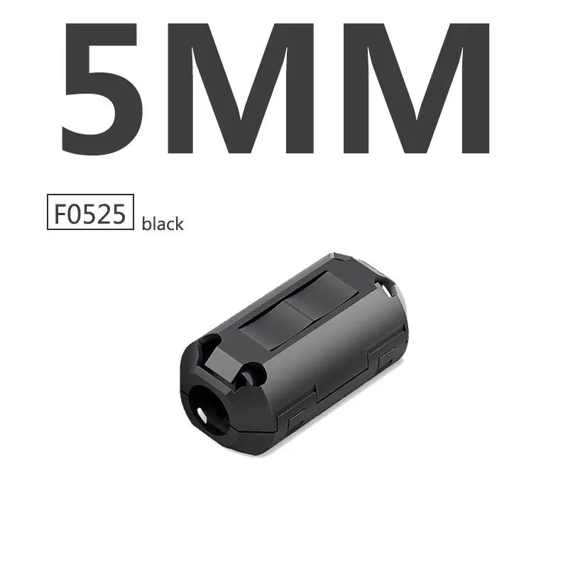 DIVEDEER Clip-on Magnetringfilter, abnehmbarer EMI-Unterdrücker, Datenkabel-Anti-Interferenz- und elektromagnetische Abschirmung