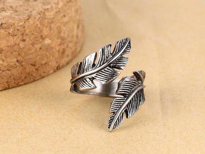 Vnox Vintage-Federring für Herren, Schmuck, Edelstahl, Biker-Stil, Handpolieren, US-Größe 7, 8, 9, 10, 11, 12