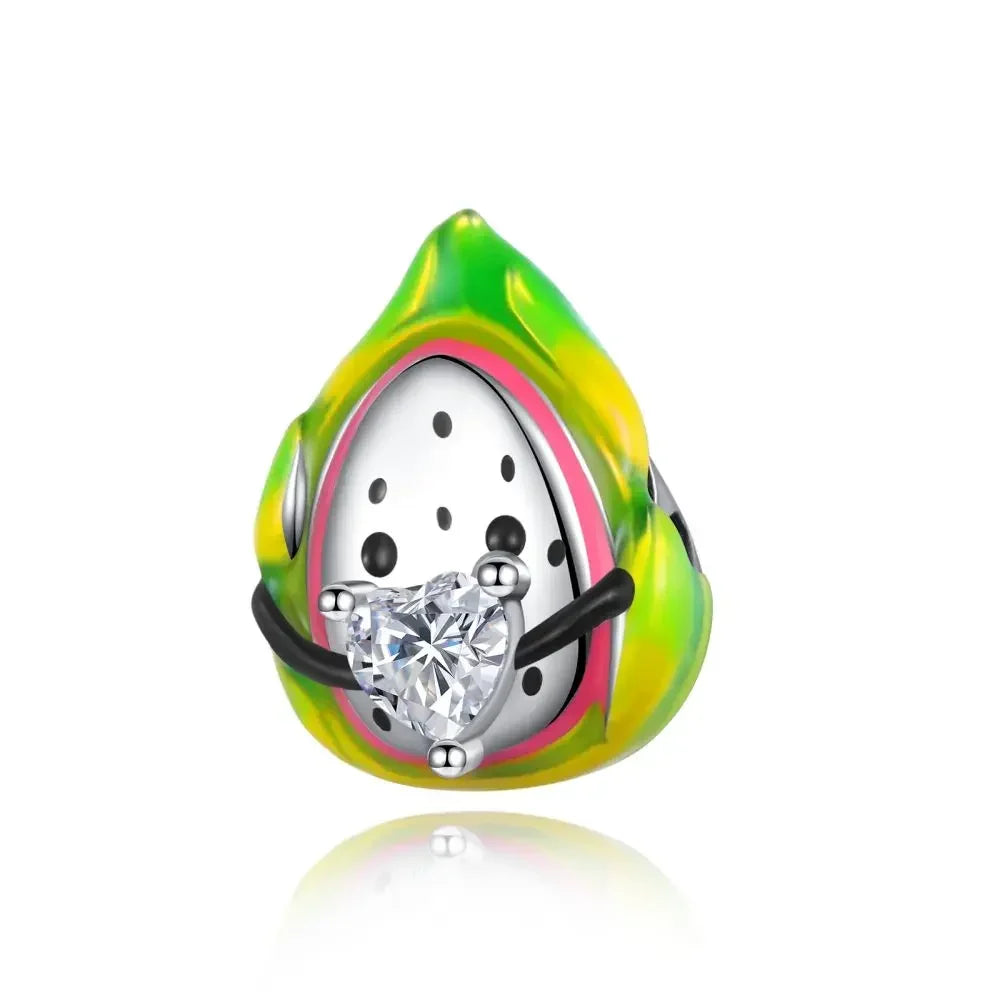 Exquisiter kleiner Affe aus 925er-Sterlingsilber, umarmender roter Herz-Anhänger, passend für Armbänder, Halsketten, Party-Paarung mit handgefertigten Geschenken