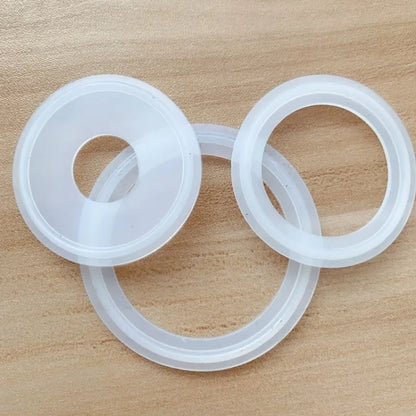 1PCS Fit 19mm-Rohr X 219mm O/D Sanitär Tri Clamp Ferrule Silikon Dichtung streifen Dichtung Ring Unterlegscheibe Für Homebrew Dairy Produkt