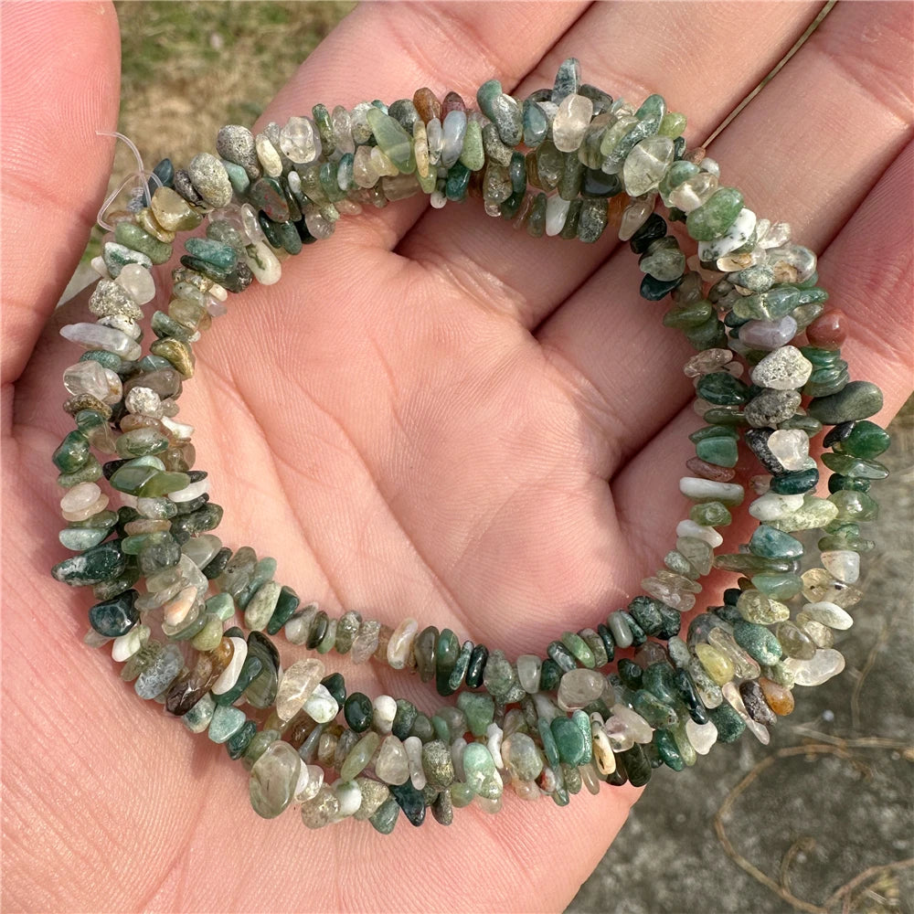 Natürliche Kies Stein Perlen Lapis Lazuil Bostwana Sodalith Chips Perle für Halskette Ohrringe Armbänder Schmuck Kette Perlen 3-5mm