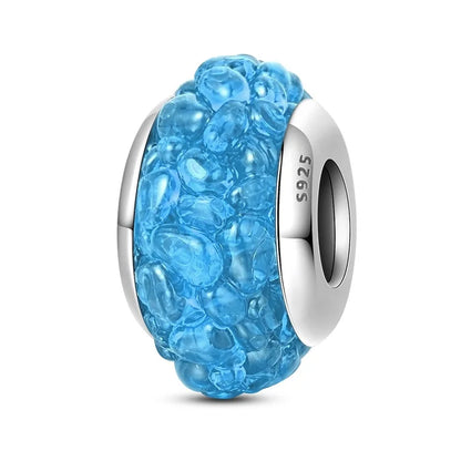 Blaue Serie aus 925er-Sterlingsilber, Eule, Schmetterling, Piratenschiff, Auto, Käfer, Clogs, Charm, passend für DIY-Armbänder, Halsketten, lustige passende Geschenke
