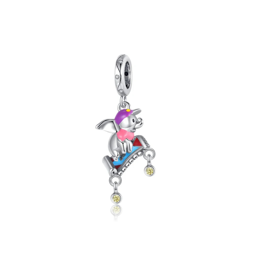 Tier-Serie, 925er-Sterlingsilber, Giraffe, Kamel, Gans, Orang-Utan, Affe, Siegel-Charm, passend für DIY-Armbänder, Halsketten, edler Schmuck, Geschenke