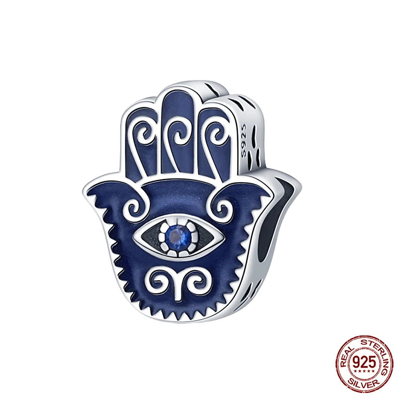 Passend für Qikaola 925 Original-Armbänder, blauer Zirkon, Eule, leuchtende Meeresschildkröte, Oktopus, 925er Silber, Charms, Perlen, DIY, Geburtstag, Schmuck, Geschenk