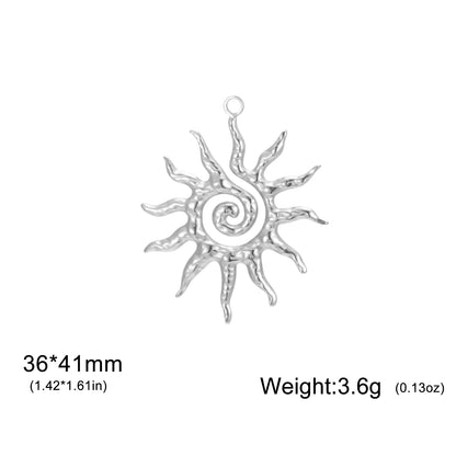 Teamer 3 teile/los Sonne Muster Charms Edelstahl Für Halskette Herstellung Von Schmuck Vintage Zubehör Gott Amulett Geschenk Neue 2026