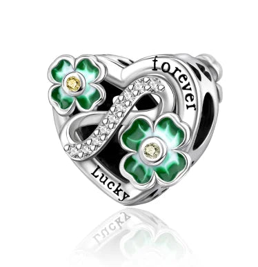 Bezaubernde herzförmige Perlen aus 925er-Sterlingsilber, Familie, Liebe, Tier, Fußabdruck, Charm-Armband, Halskette, passend für Frauen, DIY-Urlaubsgeschenke