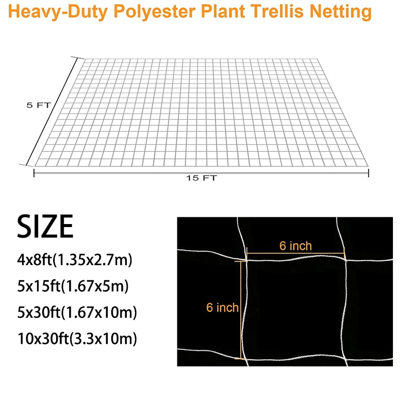 1 Packung Gitter, Hochleistungs-Garten pflanzen gitter für Kletter pflanzen, Outdoor Indoor Grow Net für Bohnen Tomaten