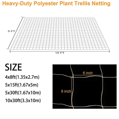 1 Packung Gitter, Hochleistungs-Garten pflanzen gitter für Kletter pflanzen, Outdoor Indoor Grow Net für Bohnen Tomaten