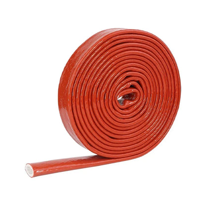 4 mm – 35 mm hochtemperaturbeständiges, feuerhemmendes Gehäuseprohr, Silikon-Fiberglasrohr, verdickte Isolierung, feuerfeste Hülle