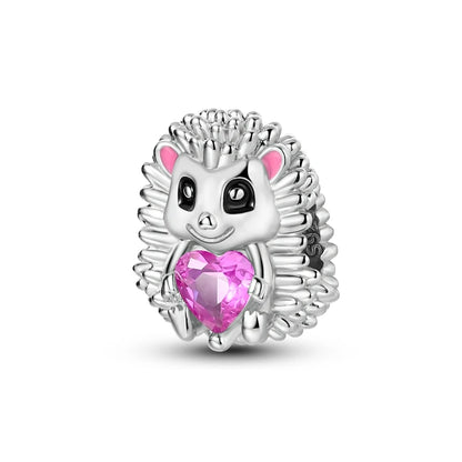 Neue 2025 925 Sterling Silber Charms Perlen Liebe Herz Rosa Original Charm Anhänger Fit Charm Armbänder DIY Schmuck Geburtstag Geschenk