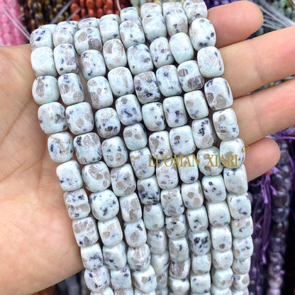 Natürliche Stein 8x12MM Unregelmäßige Raw Grün Taiwan Jade Jaspis Lose Spacer Perlen für Schmuck Machen Diy Armband zubehör 15''