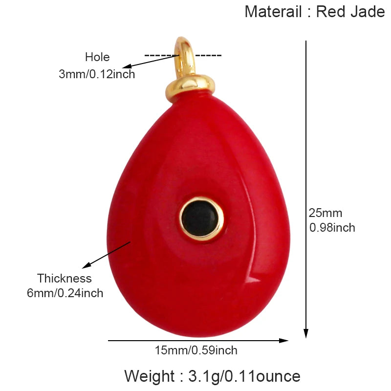 Jade Achat Amethyst Amazonit Wasser Gras Lapis Lazuli Charm Anhänger, 18K echt vergoldet Schmuck für Halskette Handwerk Herstellung S79