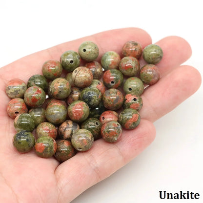 Naturstein, vulkanische Lave, runde Perlen, 4, 6, 8, 10 mm, lose Edelsteinperlen für Schmuckherstellung, DIY-Charms, Armband, Halskette, Ohrringe