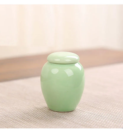 Keramik versiegelte Haustier-Urnen flasche, Leerer Kasten behälter, Urnen für Hunde asche, Mini Multi-Color, Kleine Haustier-Urne, 45ml